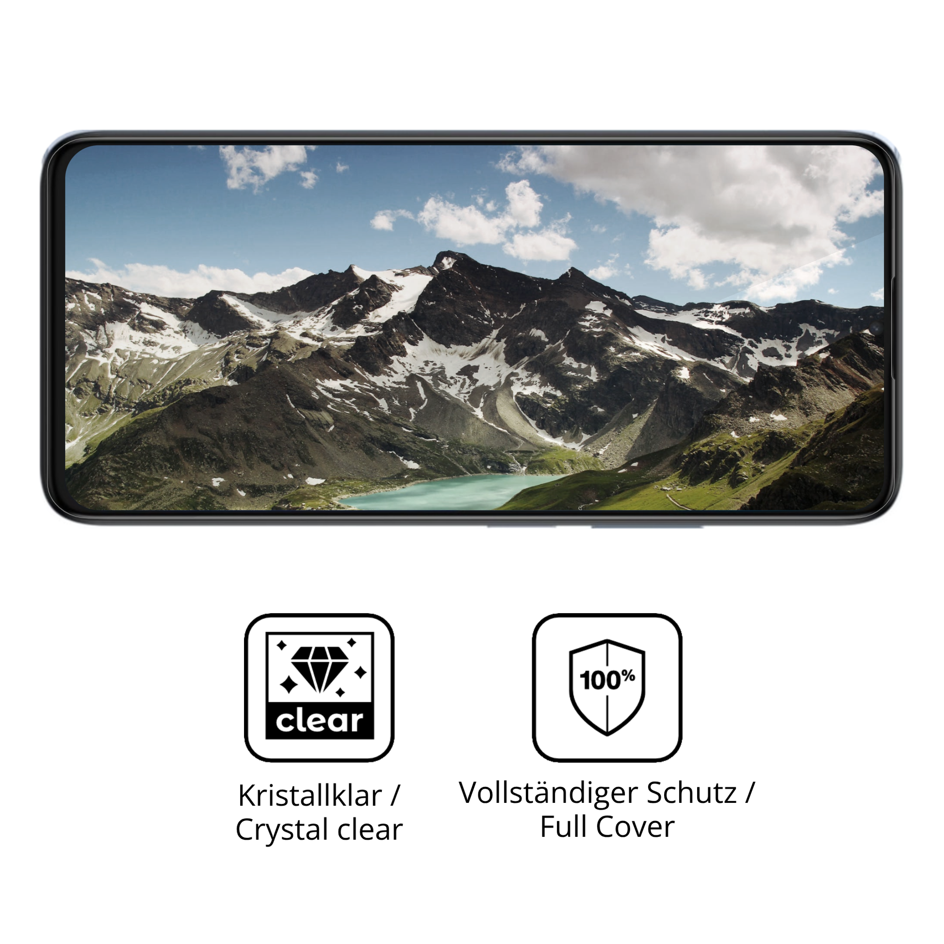 Dünne und klare Folie passend zugeschnitten für Alcatel A62