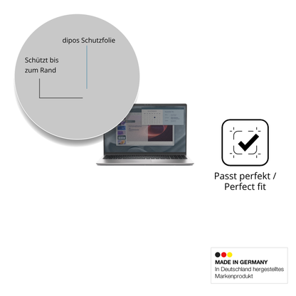 Schutz gegen Kratzer auf dem Alienware Pro 15 Essential PV15250 Glas durch Schlüssel oder Ähnliches