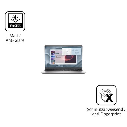 9H Hartbeschichtete, flexible Folie passend zugeschnitten für Alienware Pro 15 Essential PV15250