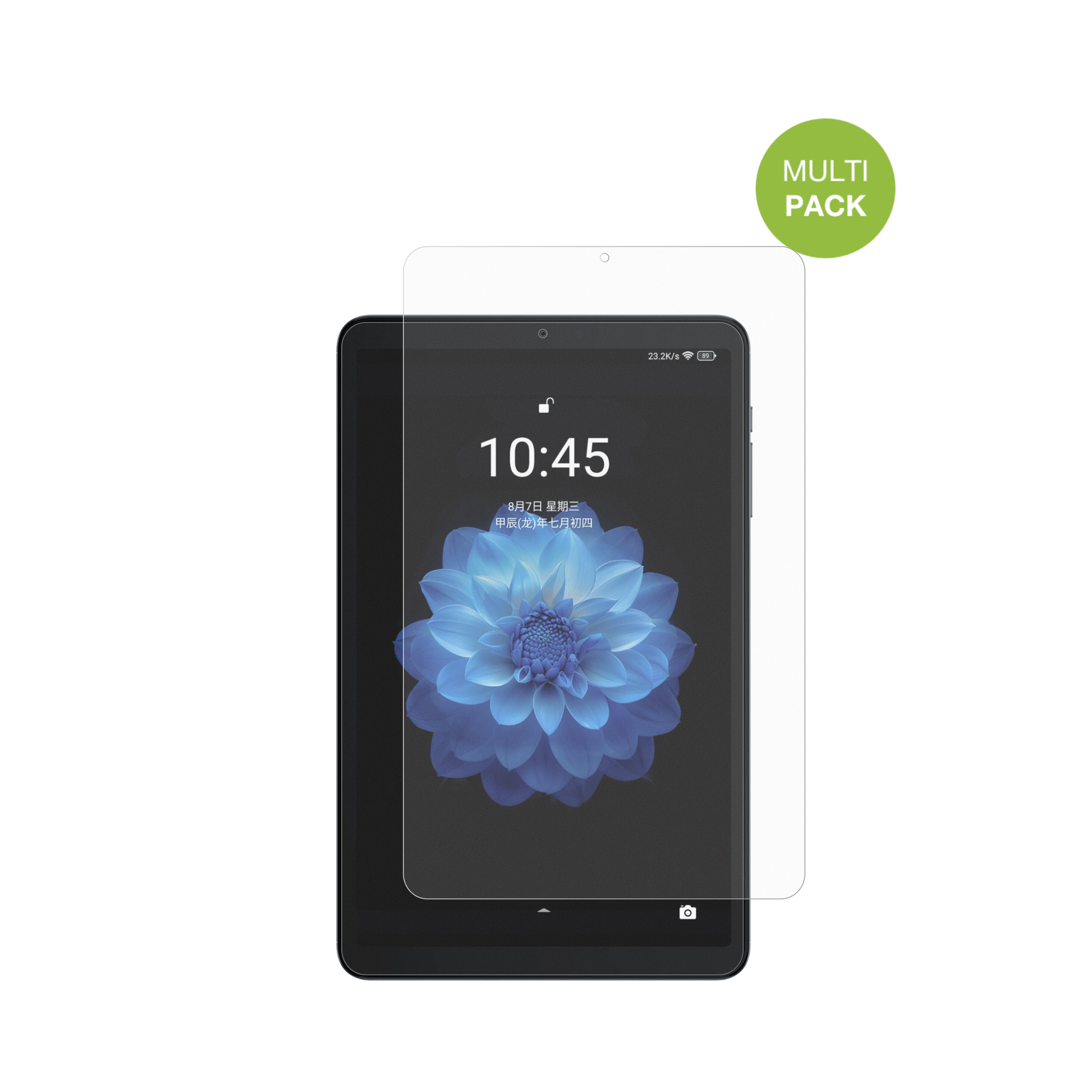 alldocubeiplay 60 mini mit aufgebrachter dipos Displayschutzfolie, die lästige Fingerabdrücke minimiert