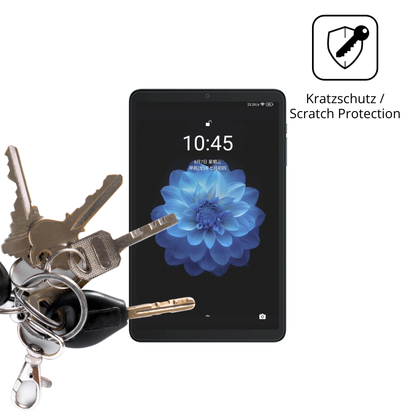 Schutz gegen Kratzer auf dem alldocubeiplay 60 mini Glas durch Schlüssel oder Ähnliches