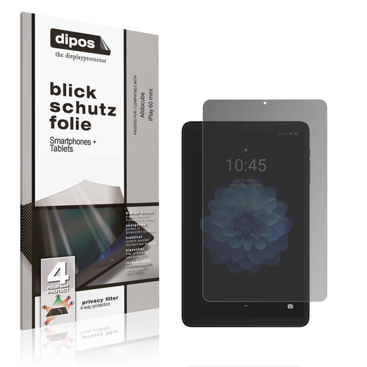 Blickschutzfolie von dipos passend für alldocubeiplay 60 mini, präziser Zuschnitt und blasenfrei montiert