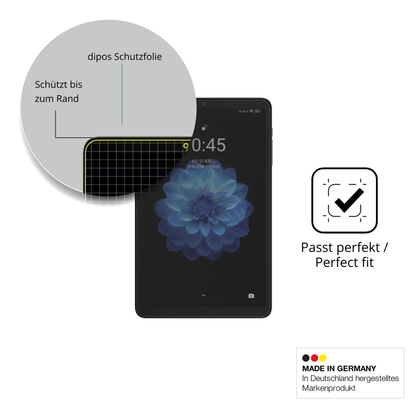 Schutz gegen Kratzer auf dem alldocubeiplay 60 mini Glas durch Schlüssel oder Ähnliches