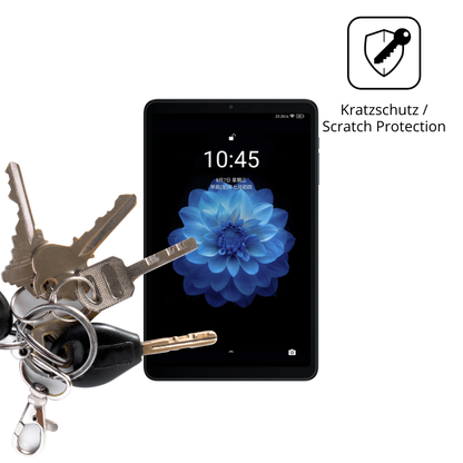 Schutz gegen Kratzer auf dem alldocubeiplay 60 mini Glas durch Schlüssel oder Ähnliches