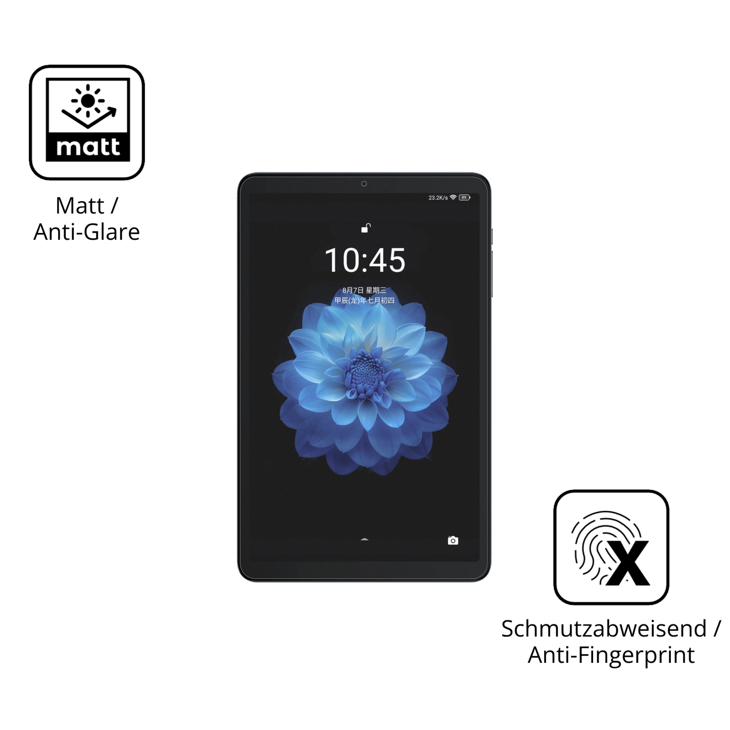 9H Hartbeschichtete, flexible Folie passend zugeschnitten für alldocubeiplay 60 mini