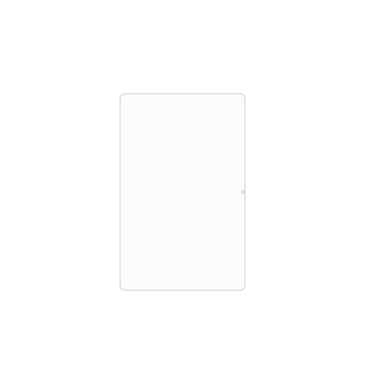 dipos Displayschutz für alldocubeiplay 70e, mattierte Oberfläche, geringe Dicke und perfekte Passform