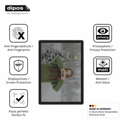 Privatsphäre-Schutz durch Sichtschutz-Folie passend zugeschnitten für Alldocube iPlay 70 SE