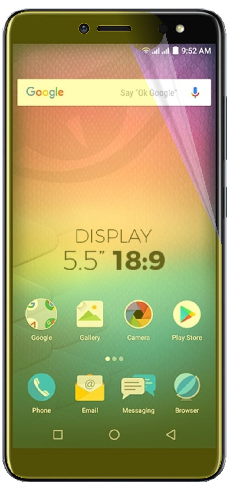 dipos Displayschutz für Allview V3 Viper, transparente Oberfläche, geringe Dicke und perfekte Passform