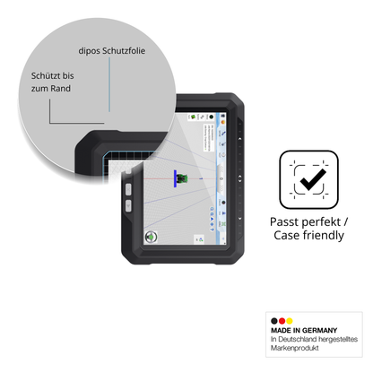 Besonders flexibler Displayschutz mit Anti-Shock-Schicht im Materialmix
