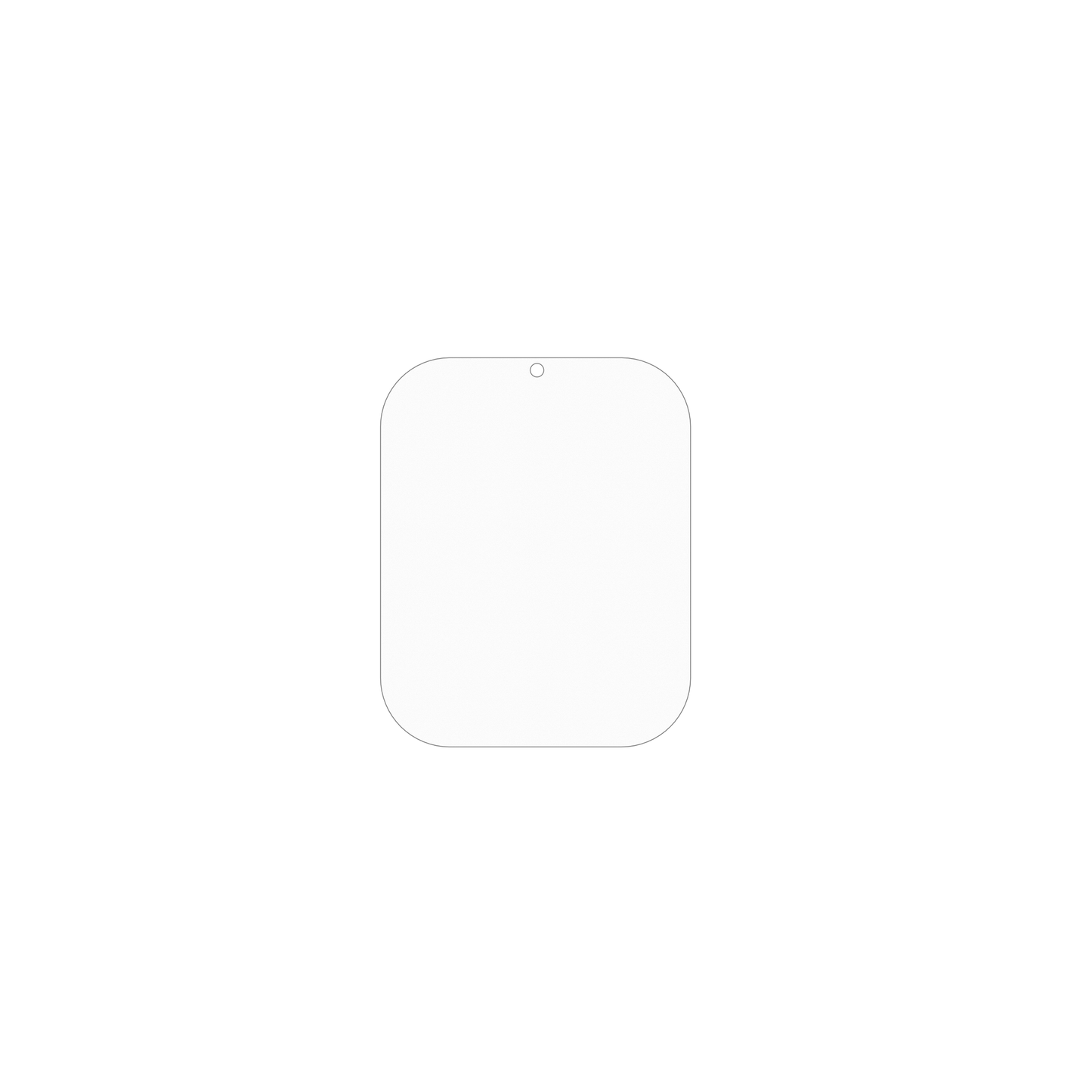 dipos Displayschutz für Alutoria A22 1.57 Zoll Smartwatch, mattierte Oberfläche, geringe Dicke und perfekte Passform
