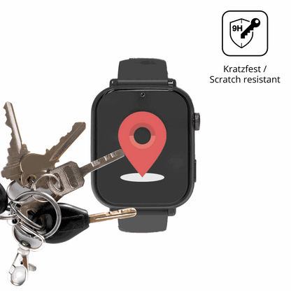 dipos Displayschutz für Alutoria A22 1.57 Zoll Smartwatch, mattierte Oberfläche, robuste Festigkeit und perfekte Passform