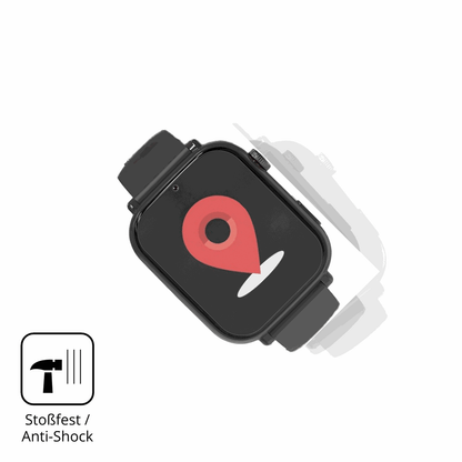 Schutz gegen Kratzer auf dem Alutoria A22 1.57 Zoll Smartwatch Glas durch Schlüssel, Stöße gegen die Tischkante oder Stürze