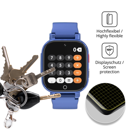 dipos Displayschutz für Alutoria A28, transparente Oberfläche, geringe Dicke und perfekte Passform