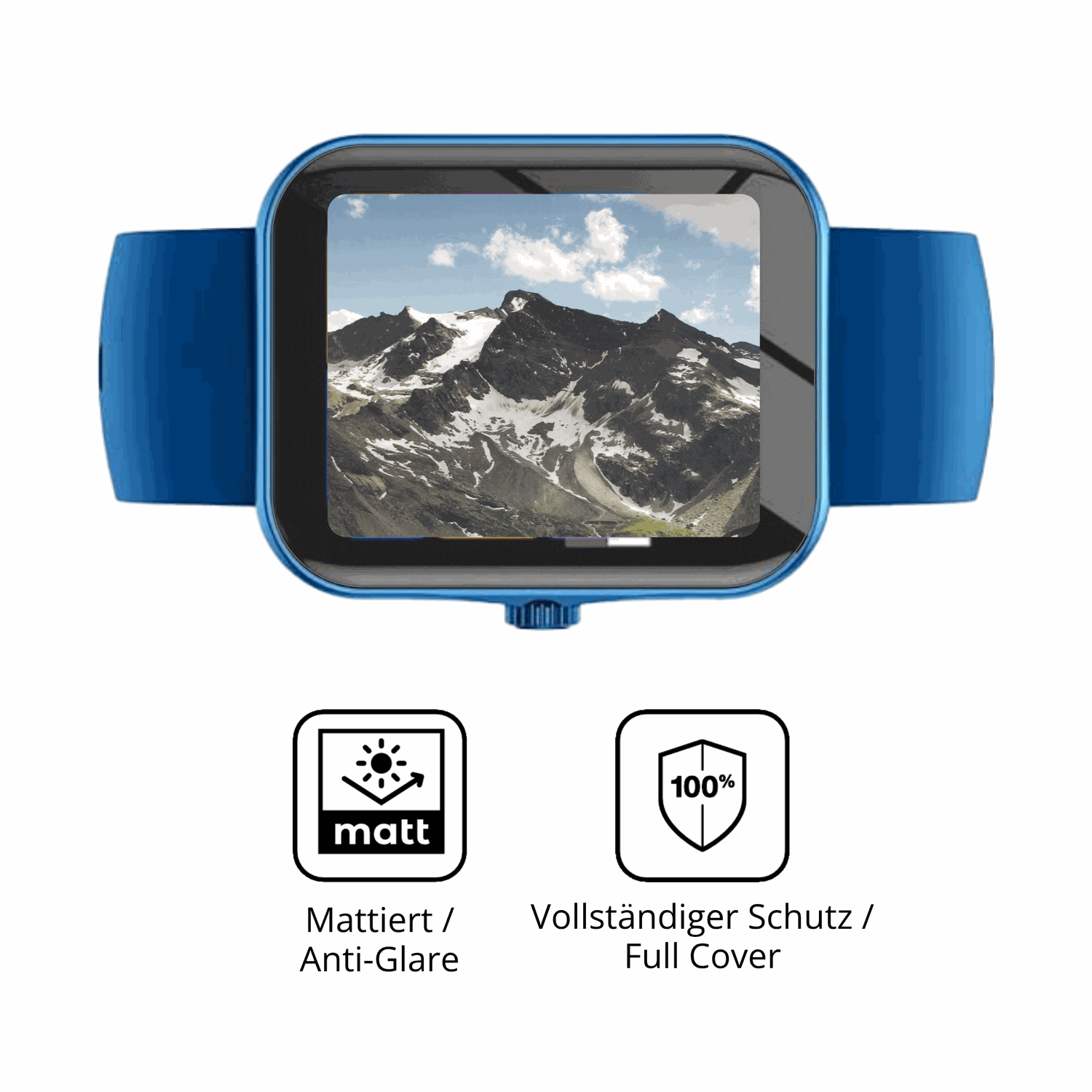 Flexible TPU-Folie passend zugeschnitten für Alutoria S80K, vollständige Abdeckung