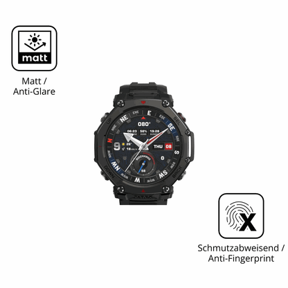 2x Screen Protector for Amazfit T-Rex 3 Pro matte Flexible Glass 9H dipos