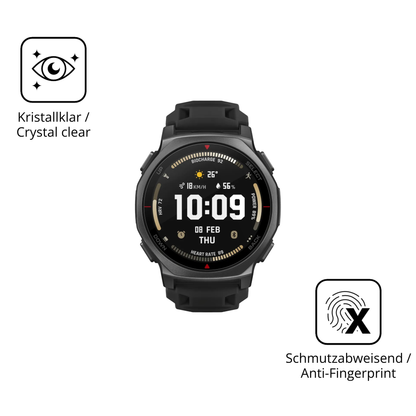 Flexible TPU-Folie passend zugeschnitten für Amazfit T-Rex 3 Pro 44mm, vollständige Abdeckung