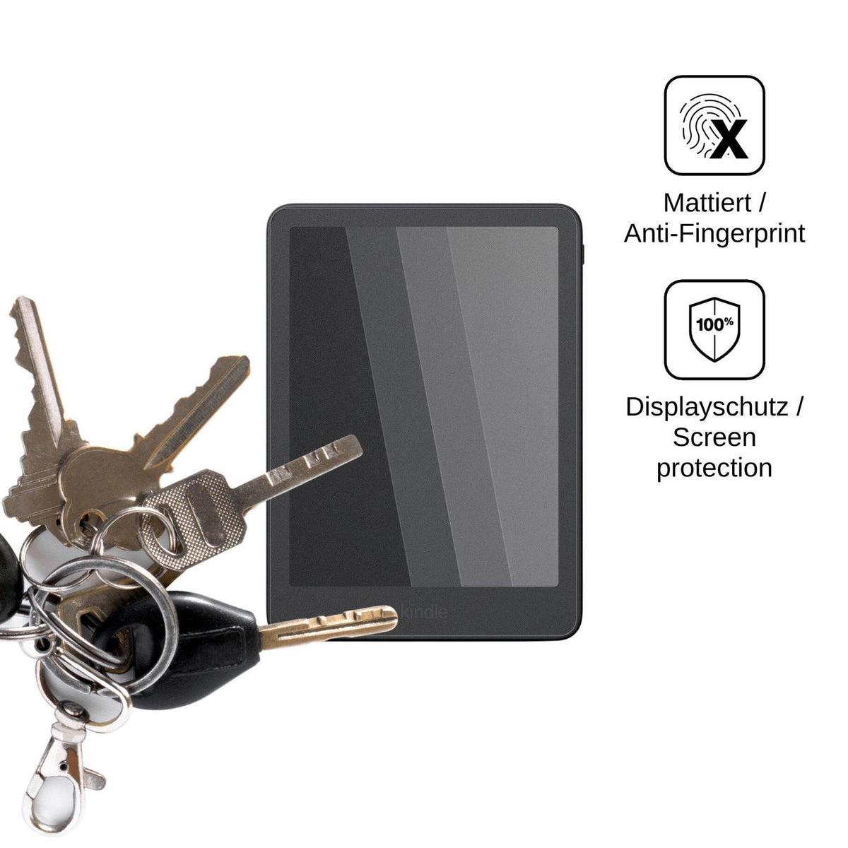 Screen Protector for Amazon Kindle Colorsoft 2026 Privacy Filter 4-Way Protection dipos