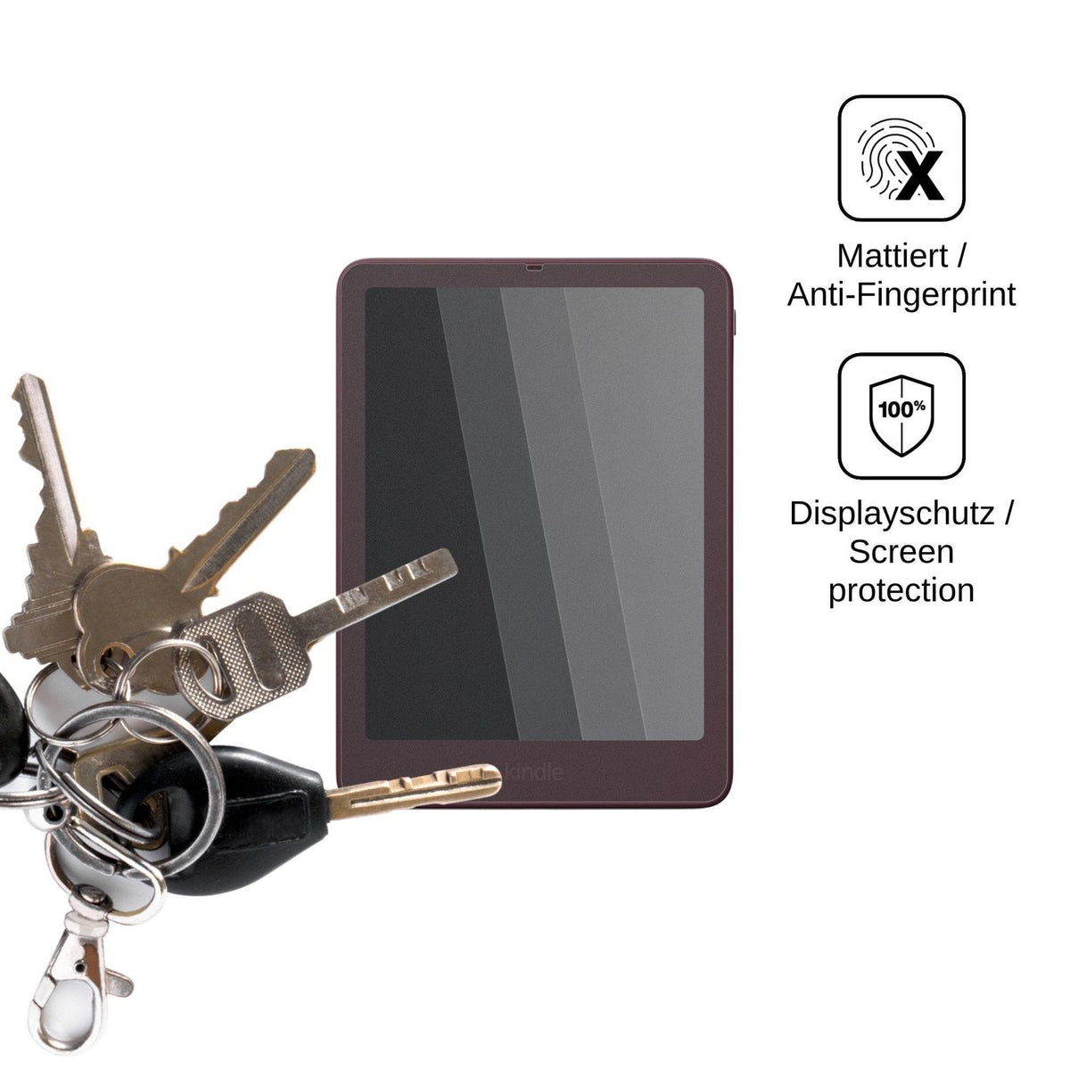 Screen Protector for Amazon Kindle Colorsoft Signature Edition 2026 Privacy Filter 4-Way Protection dipos