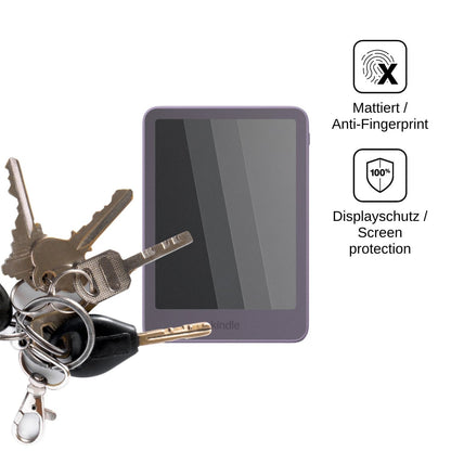 Screen Protector for Amazon Kindle Paperwhite 2026 Privacy Filter 4-Way Protection dipos