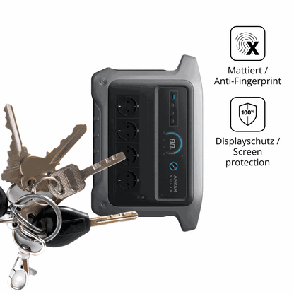 dipos Displayschutz für Anker SOLIX C1000 Gen 2, mattierte Oberfläche, Blickschutzfilter und perfekter Passform
