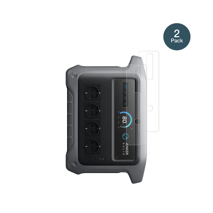 AnkerSOLIX C1000 Gen 2 mit aufgebrachter dipos Panzerfolie, die lästige Fingerabdrücke minimiert