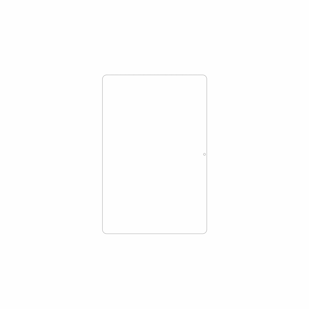 dipos Displayschutz für ANTEMPER D106, mattierte Oberfläche, geringe Dicke und perfekte Passform