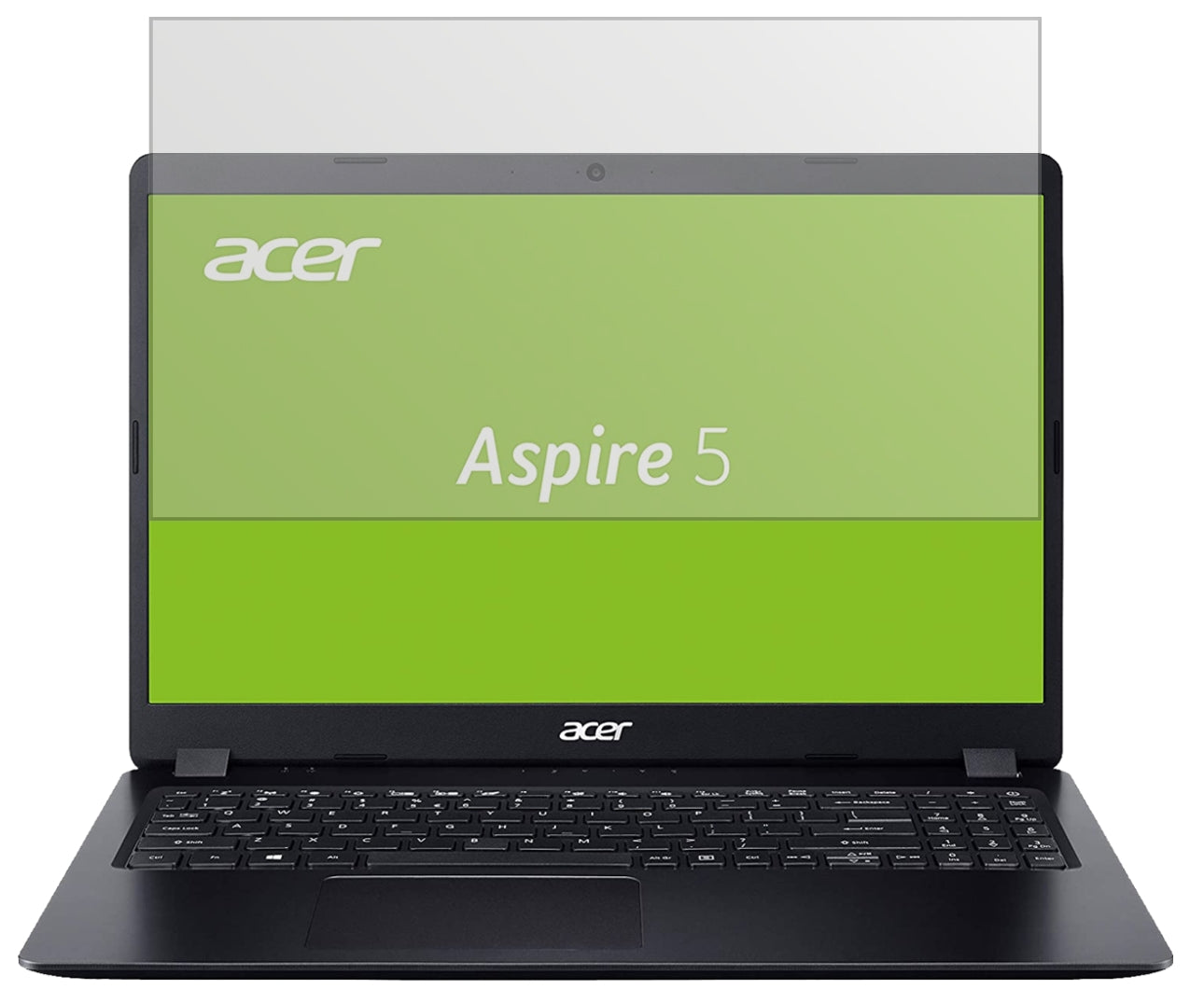 AcerAspire 5 (A514-52G-5303) mit aufgebrachter dipos Displayschutzfolie, die lästige Fingerabdrücke minimiert