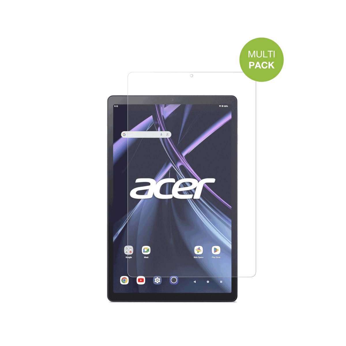 AcerIconia Tab A11 mit aufgebrachter dipos Displayschutzfolie, die lästige Fingerabdrücke minimiert