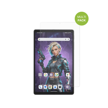 AlldocubeiPlay 80 mini Ultra mit aufgebrachter dipos Displayschutzfolie, die lästige Fingerabdrücke minimiert
