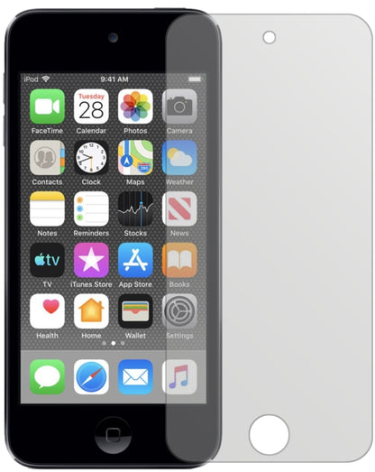 AppleiPod Touch (2019) mit aufgebrachter dipos Displayschutzfolie, die lästige Fingerabdrücke minimiert
