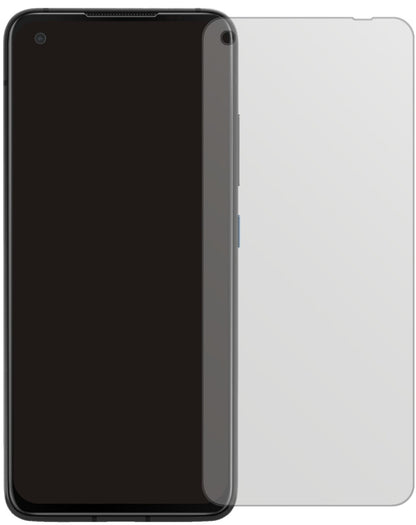 AsusZenfone 8 mit aufgebrachter dipos Displayschutzfolie, die lästige Fingerabdrücke minimiert