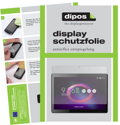 BeneveTablet PC 10.1 Zoll mit aufgebrachter dipos Displayschutzfolie, die lästige Fingerabdrücke minimiert