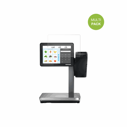 BizerbaQ1 expert 800 12.1 Zoll mit aufgebrachter dipos Displayschutzfolie, die lästige Fingerabdrücke minimiert