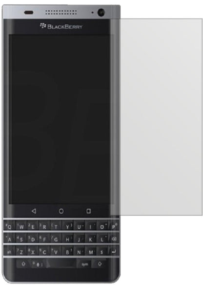 BlackberryDTEK40 mit aufgebrachter dipos Displayschutzfolie, die lästige Fingerabdrücke minimiert