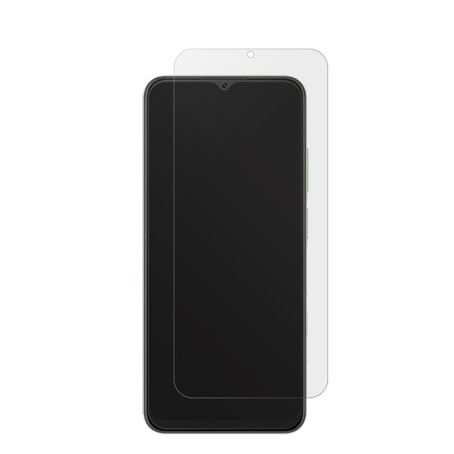 BlackviewA52 mit aufgebrachter dipos Displayschutzfolie, die lästige Fingerabdrücke minimiert