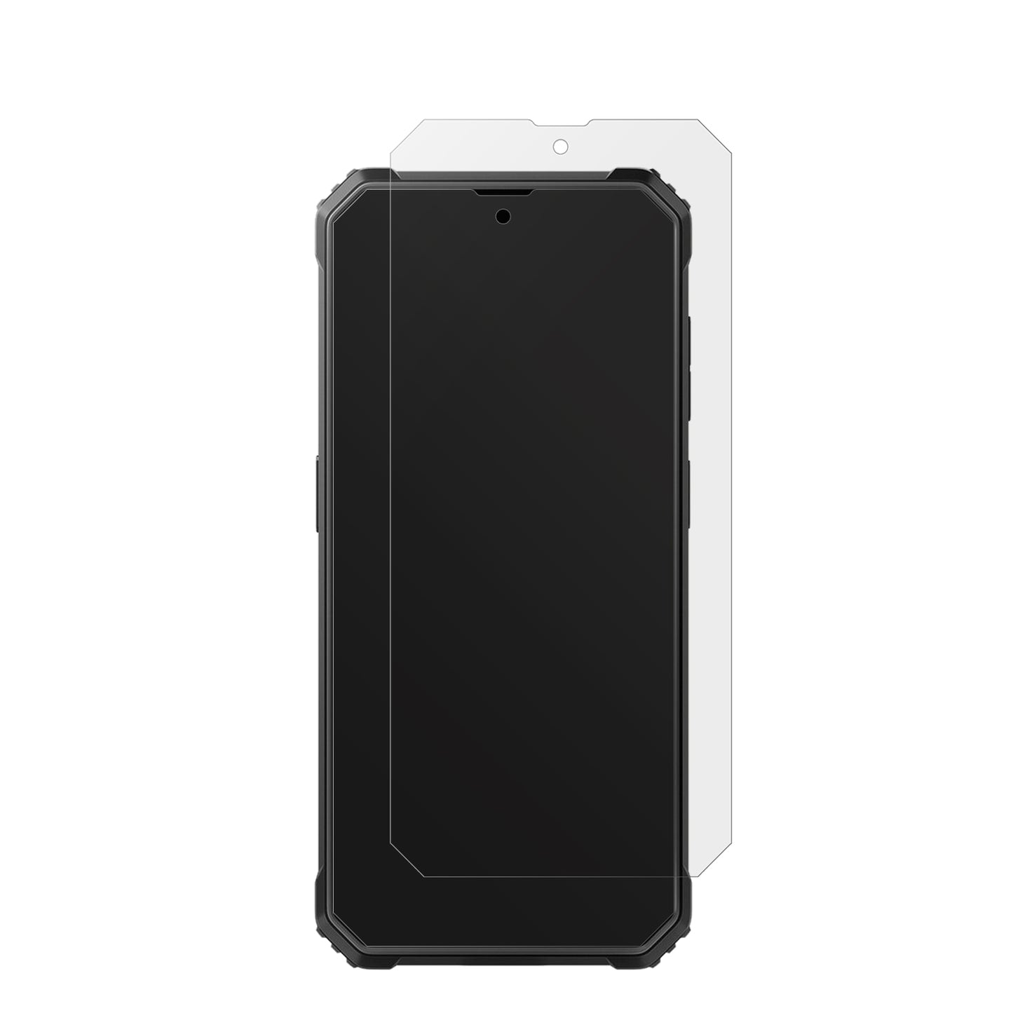 BlackviewBV4800 Pro mit aufgebrachter dipos Displayschutzfolie, die lästige Fingerabdrücke minimiert