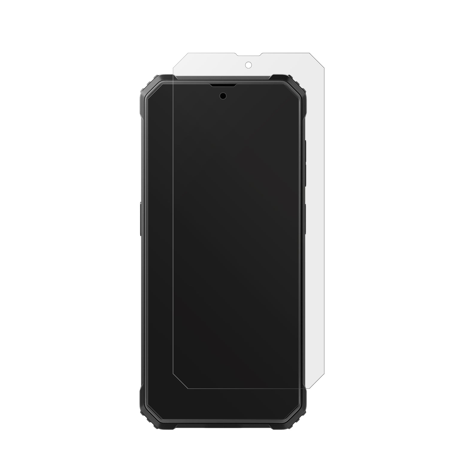 BlackviewBV4800 Pro mit aufgebrachter dipos Displayschutzfolie, die lästige Fingerabdrücke minimiert