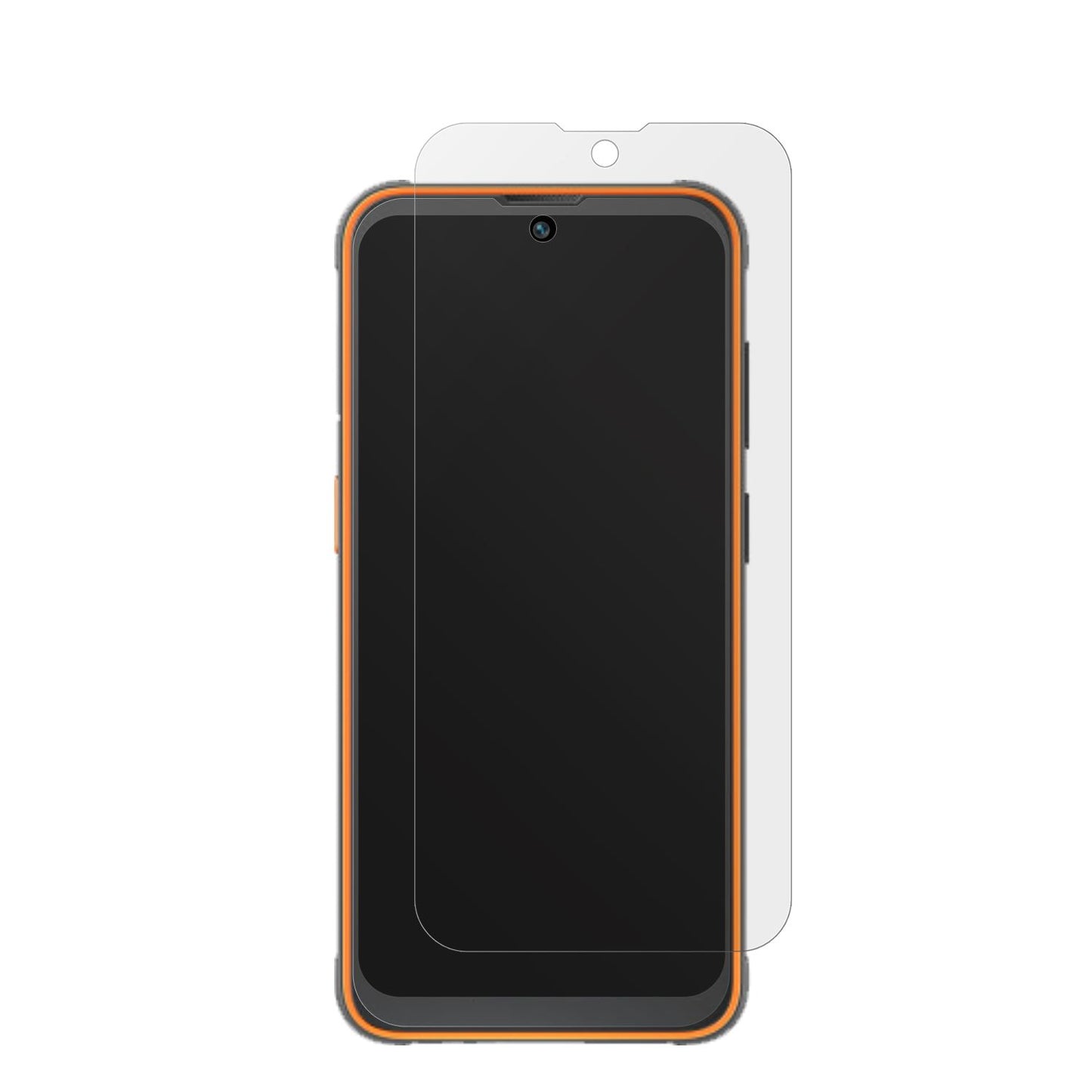 BlackviewBV5200 Pro mit aufgebrachter dipos Displayschutzfolie, die lästige Fingerabdrücke minimiert