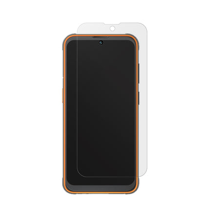 BlackviewBV5200 Pro mit aufgebrachter dipos Displayschutzfolie, die lästige Fingerabdrücke minimiert