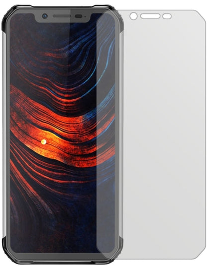 BlackviewBV9600 Plus mit aufgebrachter dipos Displayschutzfolie, die lästige Fingerabdrücke minimiert