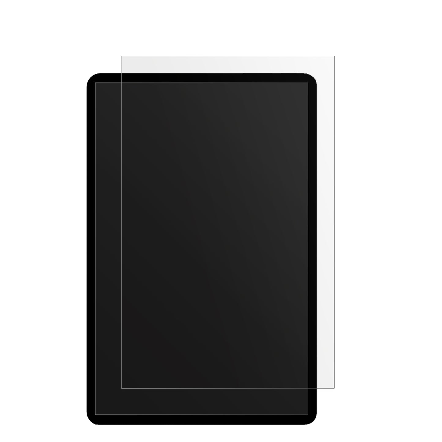 BlackviewTab 90 mit aufgebrachter dipos Displayschutzfolie, die lästige Fingerabdrücke minimiert