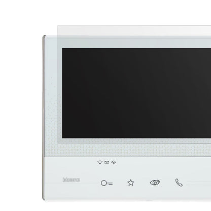 BticinoCLASSE 300 X 13E 344642 mit aufgebrachter dipos Displayschutzfolie, die lästige Fingerabdrücke minimiert