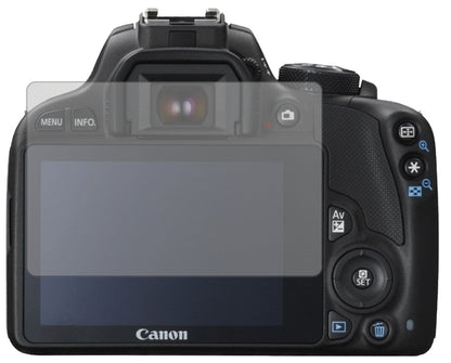 CanonEOS 250D mit aufgebrachter dipos Displayschutzfolie, die lästige Fingerabdrücke minimiert