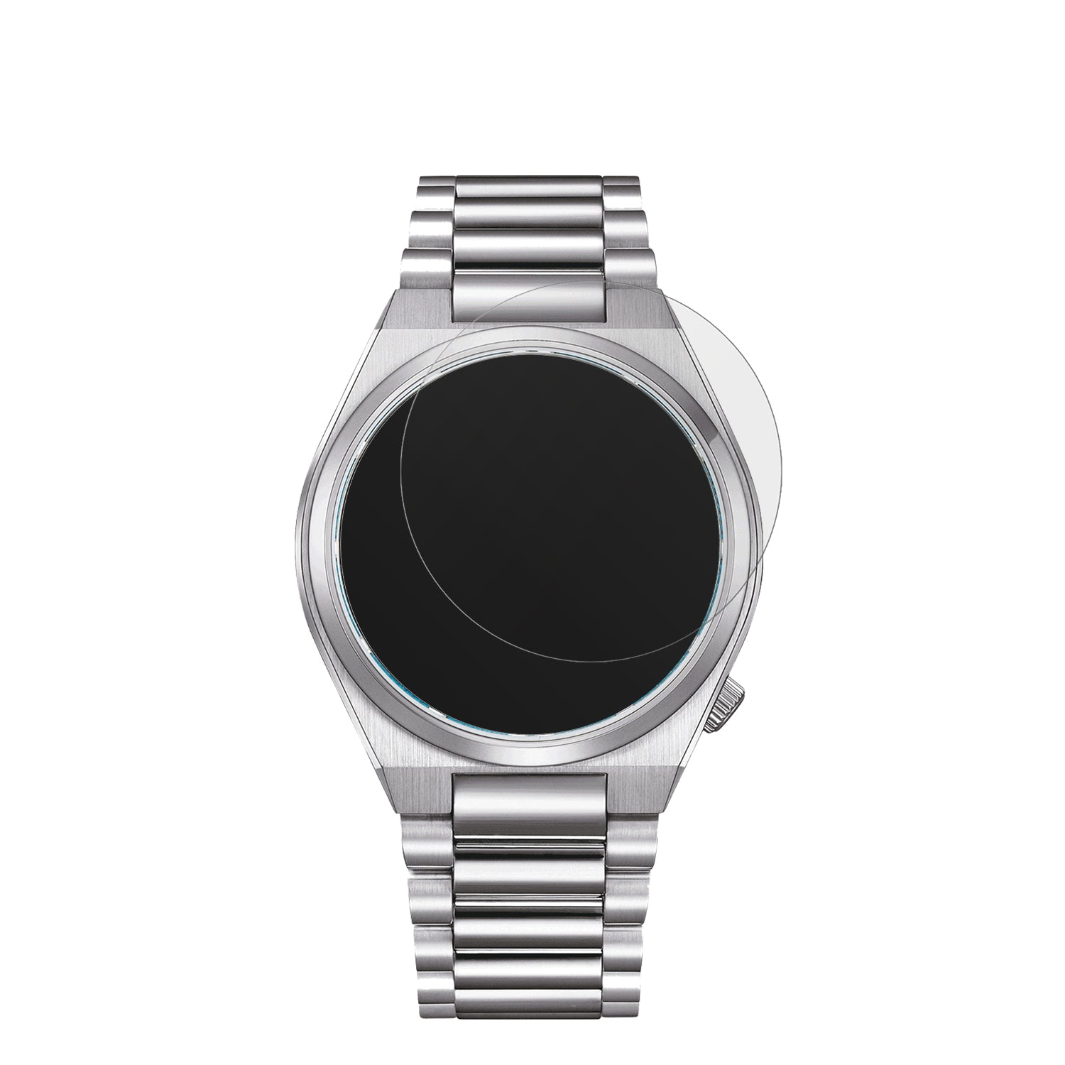 CitizenTsuyosa NK5010 mit aufgebrachter dipos Displayschutzfolie, die lästige Fingerabdrücke minimiert