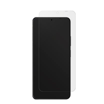 CoolPadC16 mit aufgebrachter dipos Displayschutzfolie, die lästige Fingerabdrücke minimiert