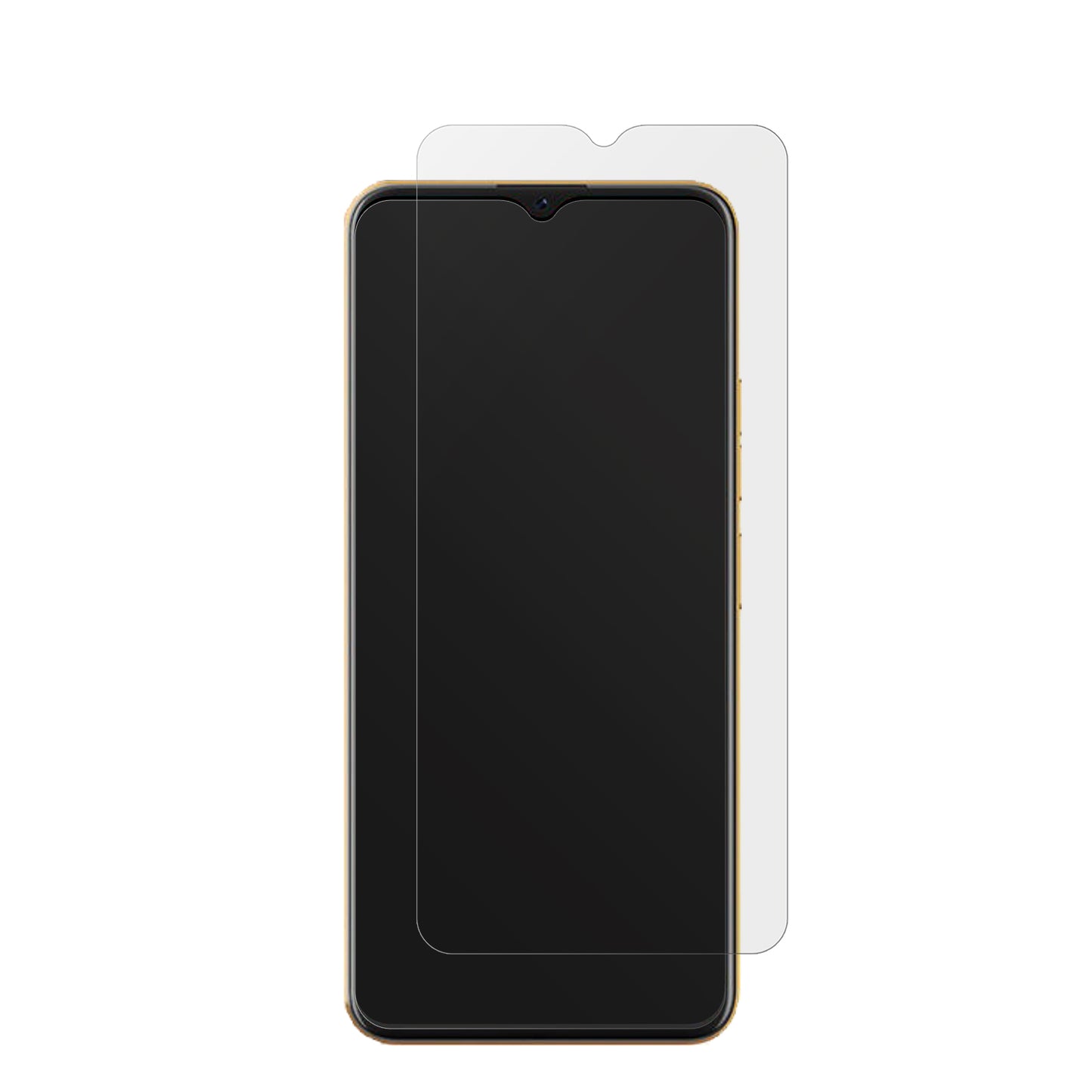 CoolpadCool 20 Pro mit aufgebrachter dipos Displayschutzfolie, die lästige Fingerabdrücke minimiert