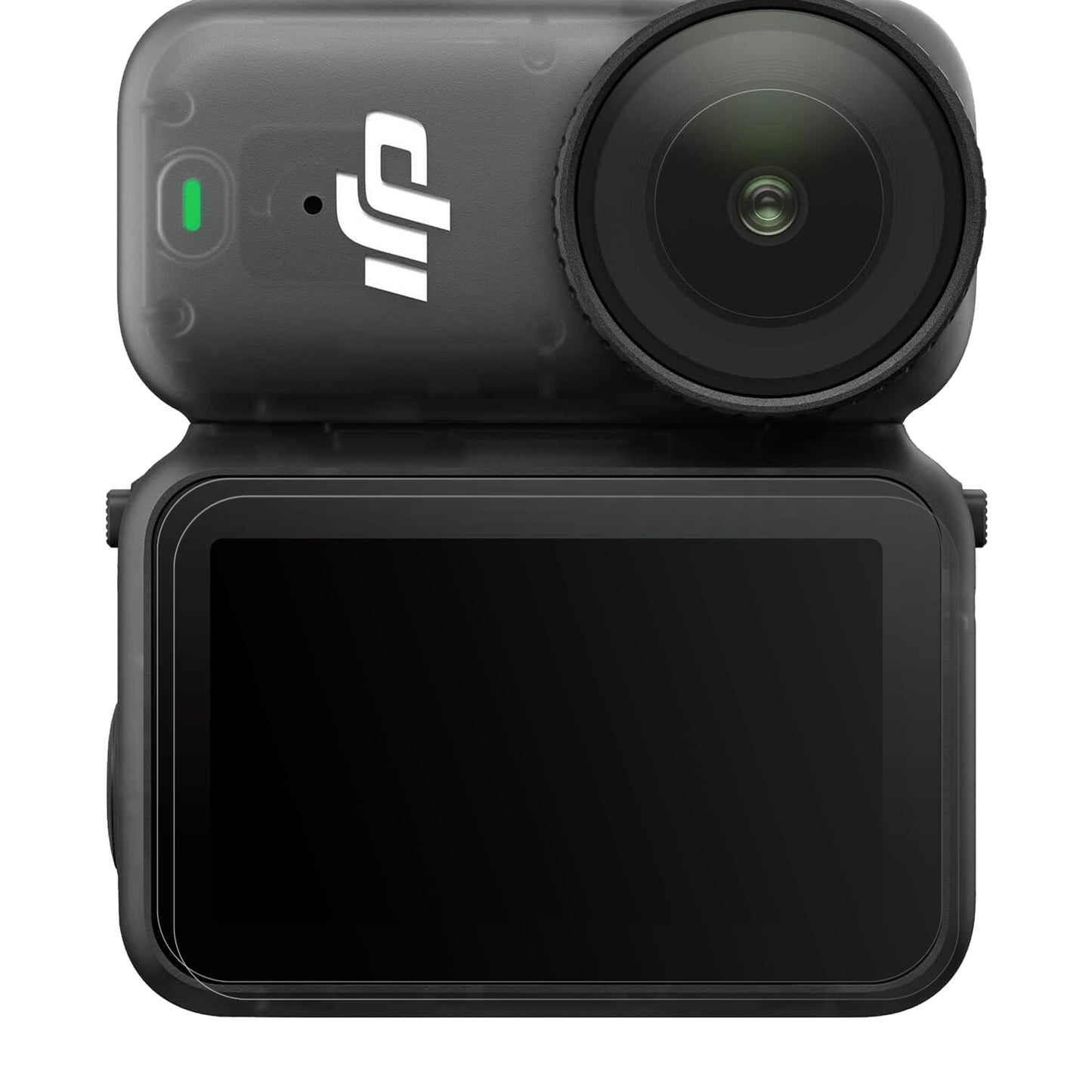 DJIOsmo Nano mit aufgebrachter dipos Displayschutzfolie, die lästige Fingerabdrücke minimiert