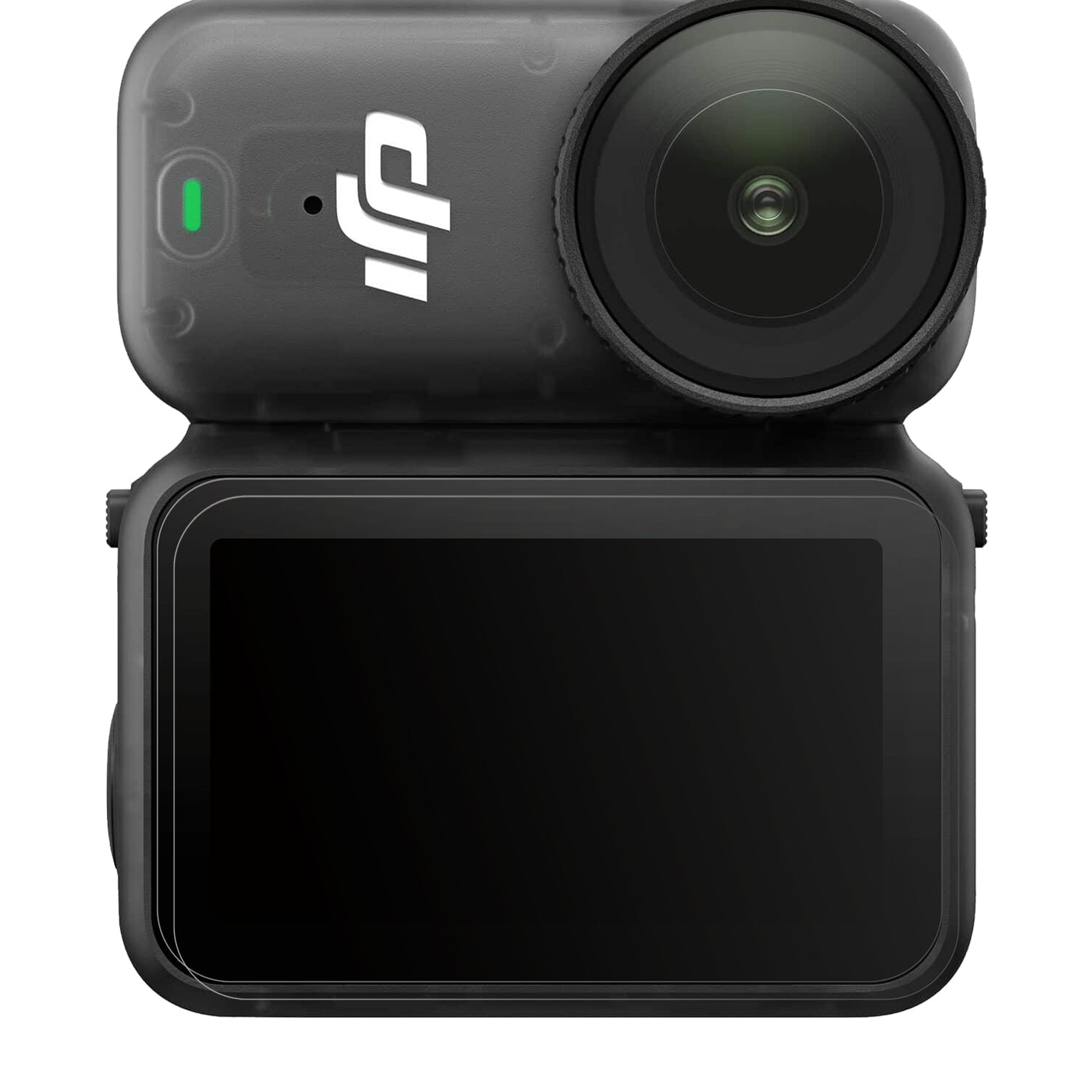 DJIOsmo Nano mit aufgebrachter dipos Displayschutzfolie, die lästige Fingerabdrücke minimiert
