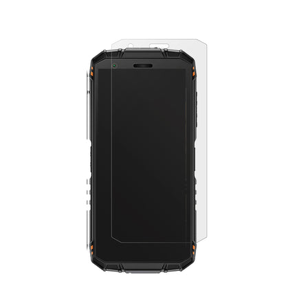 DoogeeFire 3 Pro Mini Outdoor mit aufgebrachter dipos Displayschutzfolie, die lästige Fingerabdrücke minimiert