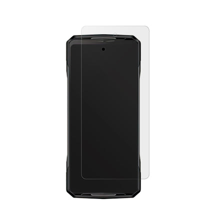 DoogeeV40 Pro mit aufgebrachter dipos Displayschutzfolie, die lästige Fingerabdrücke minimiert